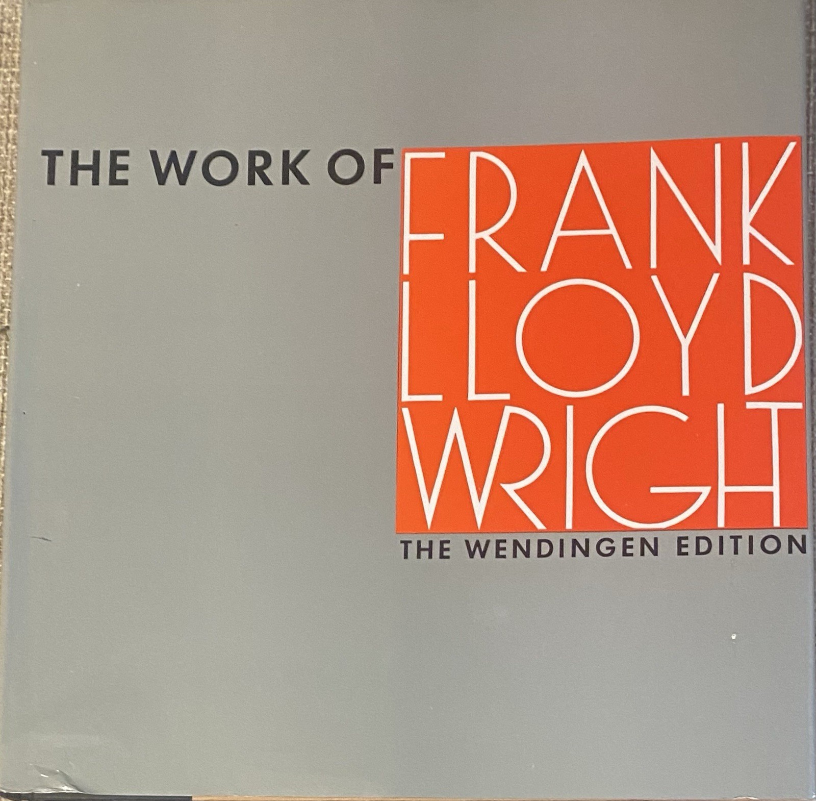 The Work of Frank Lloyd Wright the Wendingen edition Bramhall House 1965