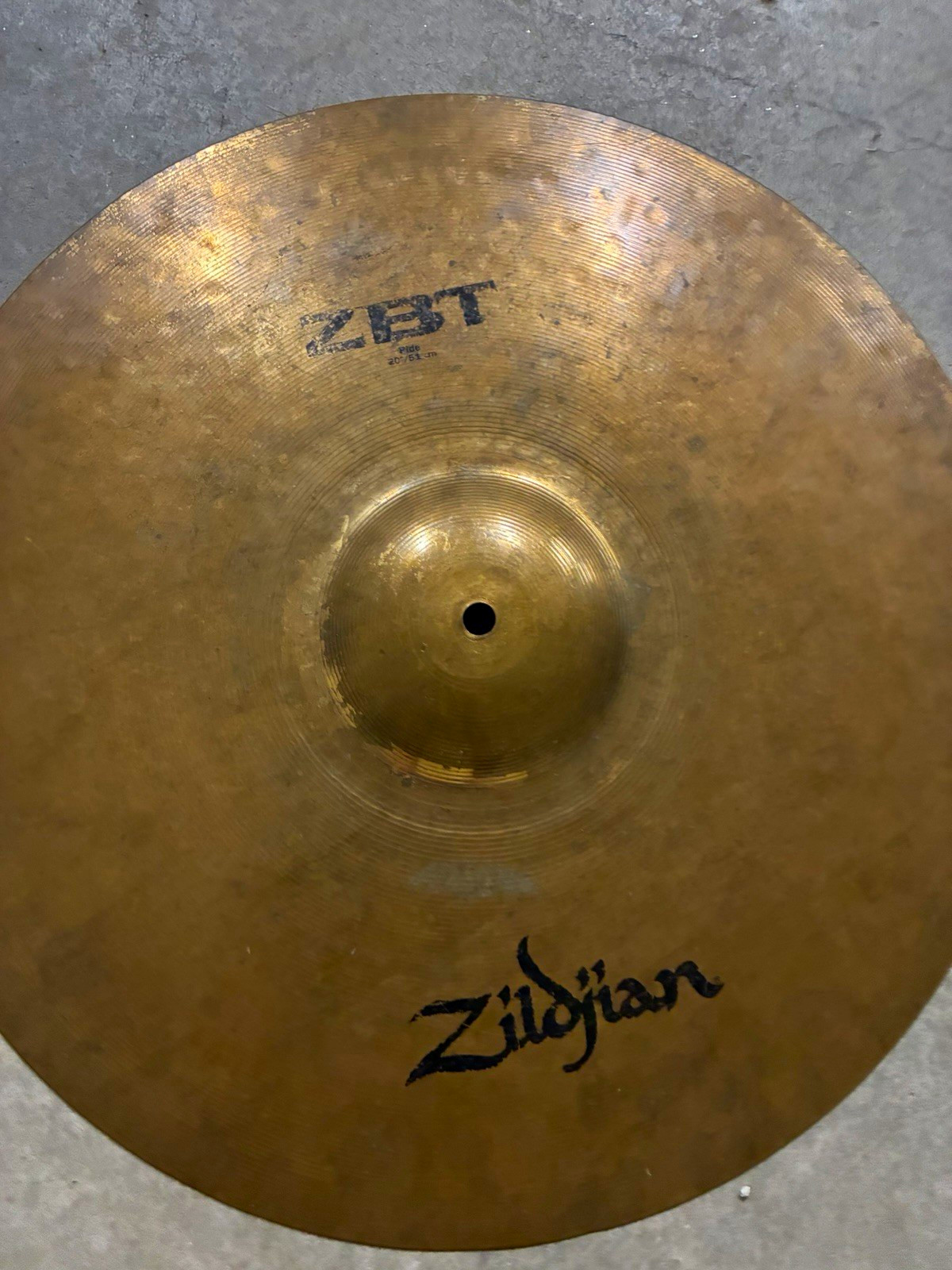 Zildjian ZBT 20 in Ride Cymbal 1-Piece Set Includes Ride Cymbal