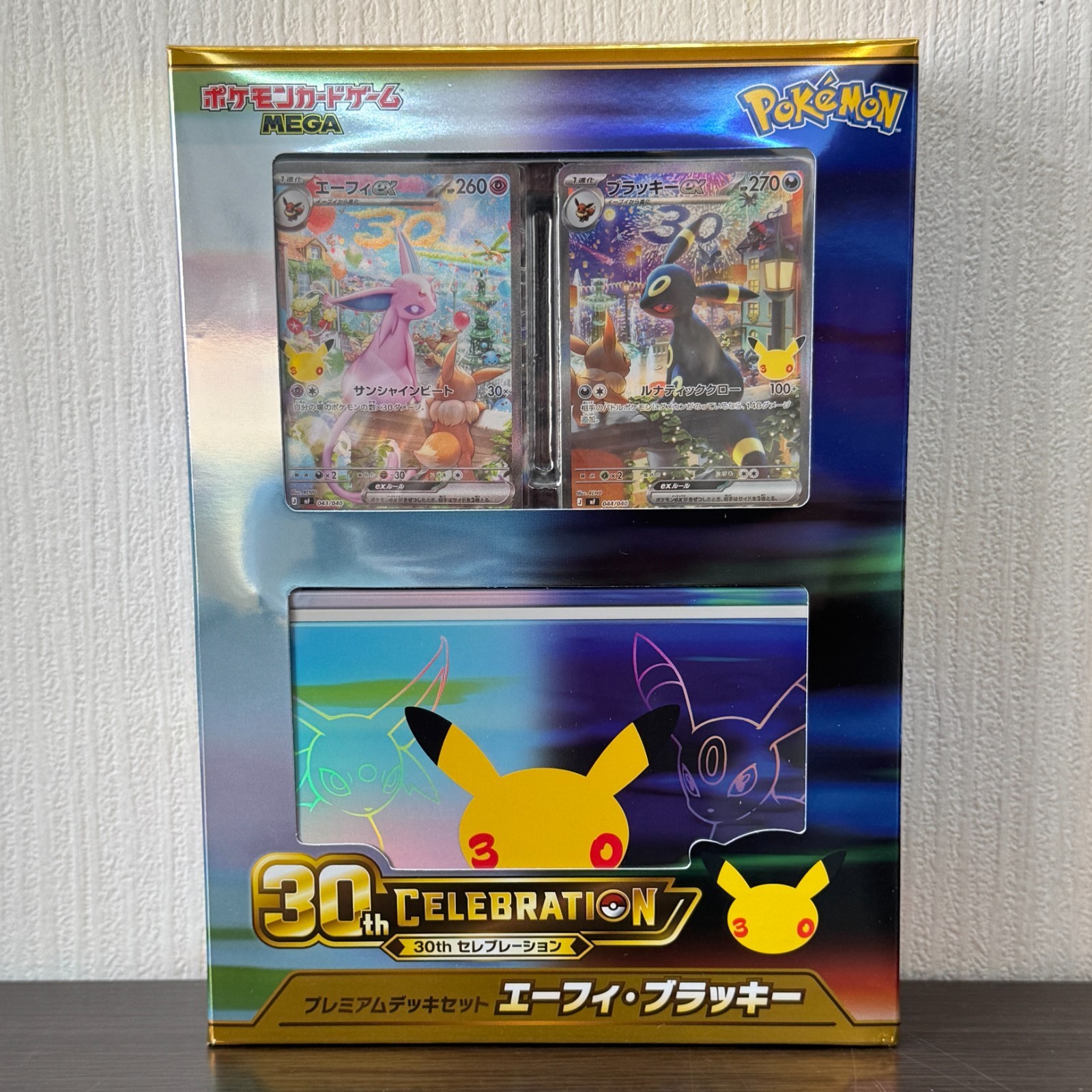 Pokemon 30th Celebration Espeon Umbreon Premium Deck Set Sealed Japanese 2026