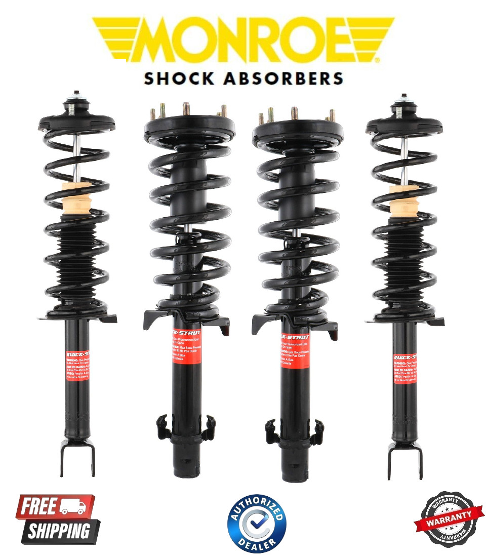 Monroe Front Rear Struts & Coil Springs Set for 2009-2012 Acura TSX