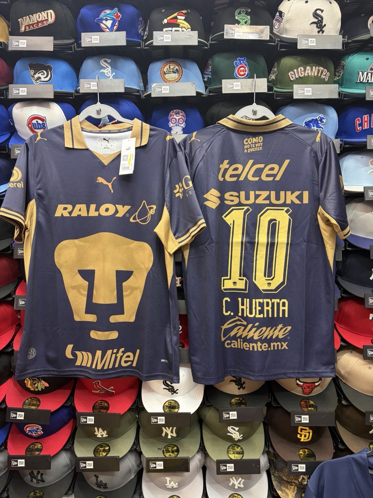 Pumas UNAM Chino Huerta 2026/27 Official Licensed Home Navy Jersey 