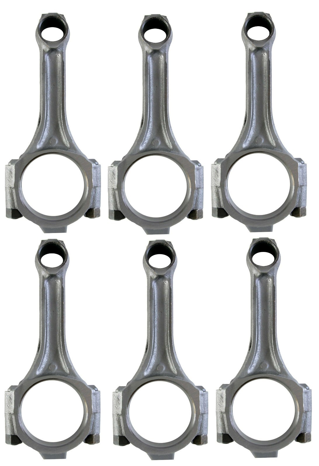 Reman Connecting Rods Set/6 for 1985-1996 Chevy GM 4.3L 262 w/dot or no number