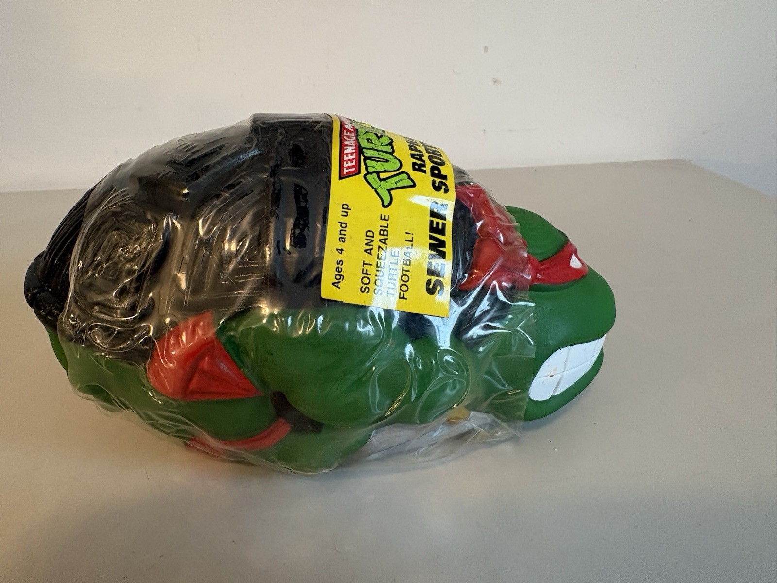 *NEW* 1991 Playmates Teenage Mutant Ninja Turtles Sewer Sports Raphael Football