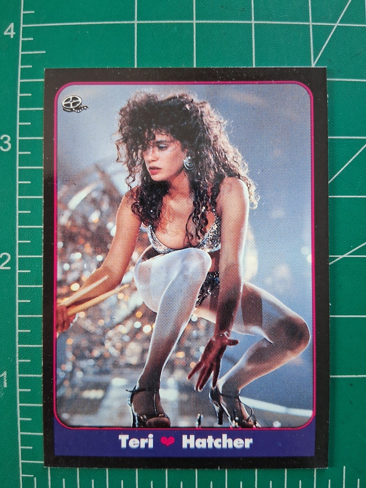1993 MASTERS SUPERSTARS BELLISSIMI MUSIC MOVIE CARD TERI HATCHER 