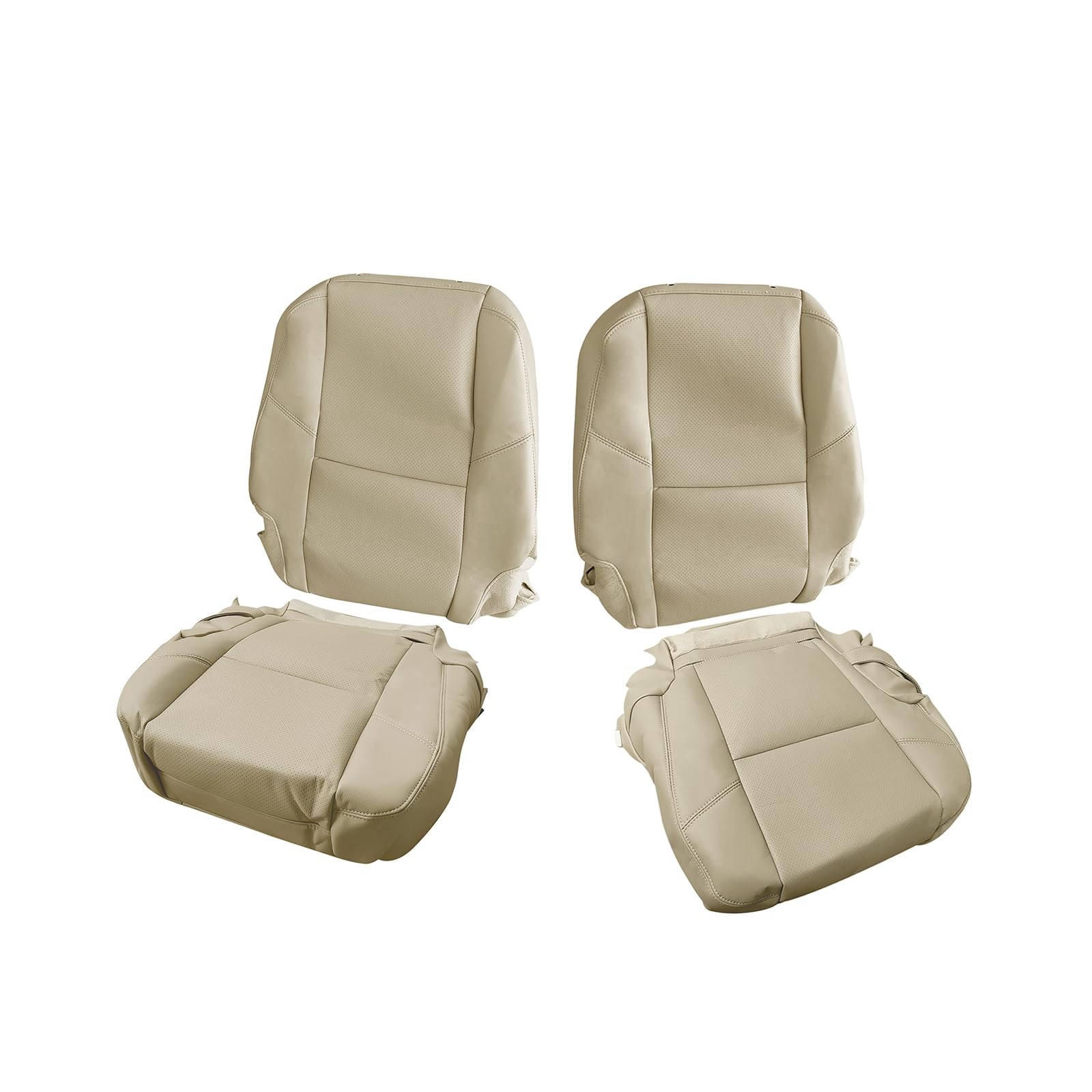 2nd Row Covers Bottom Top Perforated Tan Driver/Passenger Escalade ESV EXT 07-11
