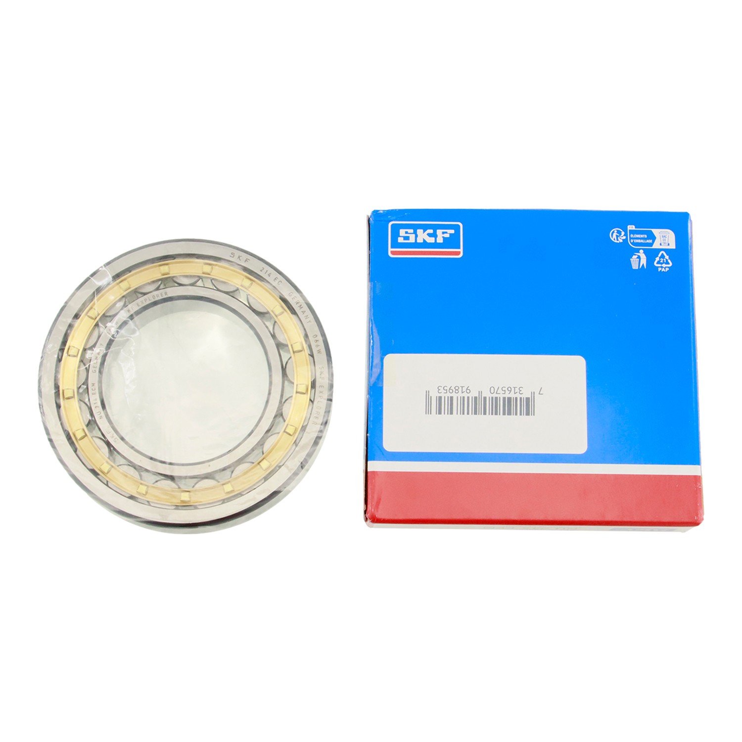 NEW SKF NU 214 ECM Cylindrical Roller Bearings Single Now 70x125x24mm 1PC NEW SKF NU 214 ECM Cylindrical Roller Bearings Single Now 70x125x24mm 1PC