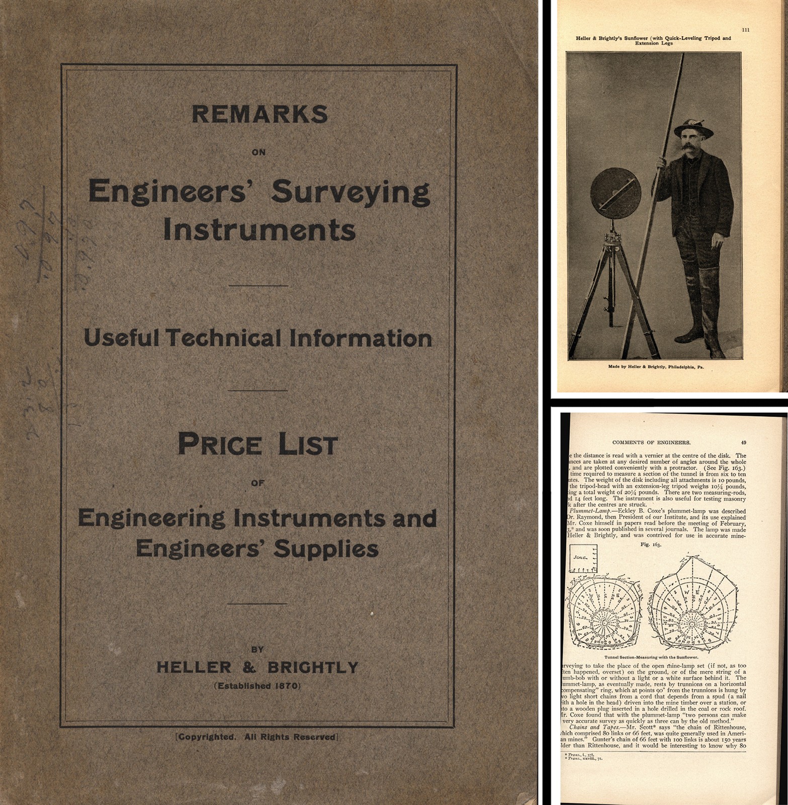 Heller & Brightly Co., Philadelphia - 1890\'s Catalog and Technical Book - 137 Pg Heller & Brightly Co., Philadelphia - 1890\'s Catalog and Technical Book - 137 Pg