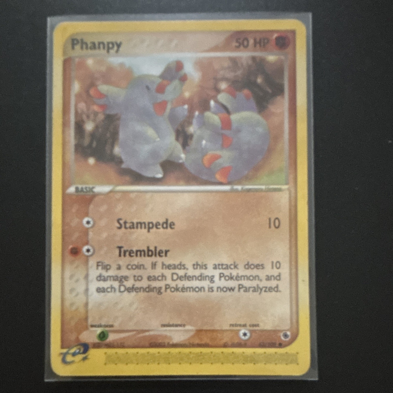 Phanpy 62/109 EX Ruby & Sapphire Regular NM Vintage Phanpy 62/109 EX Ruby & Sapphire Regular NM Vintage