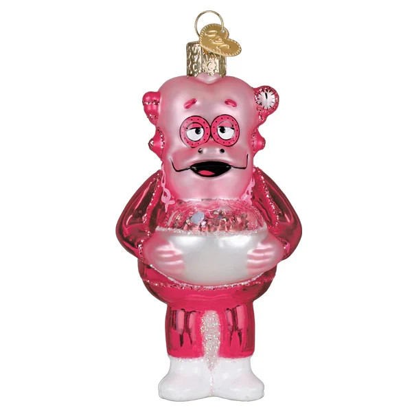Old World Christmas FRANKEN BERRY (32772) Glass Ornament w/ OWC Box