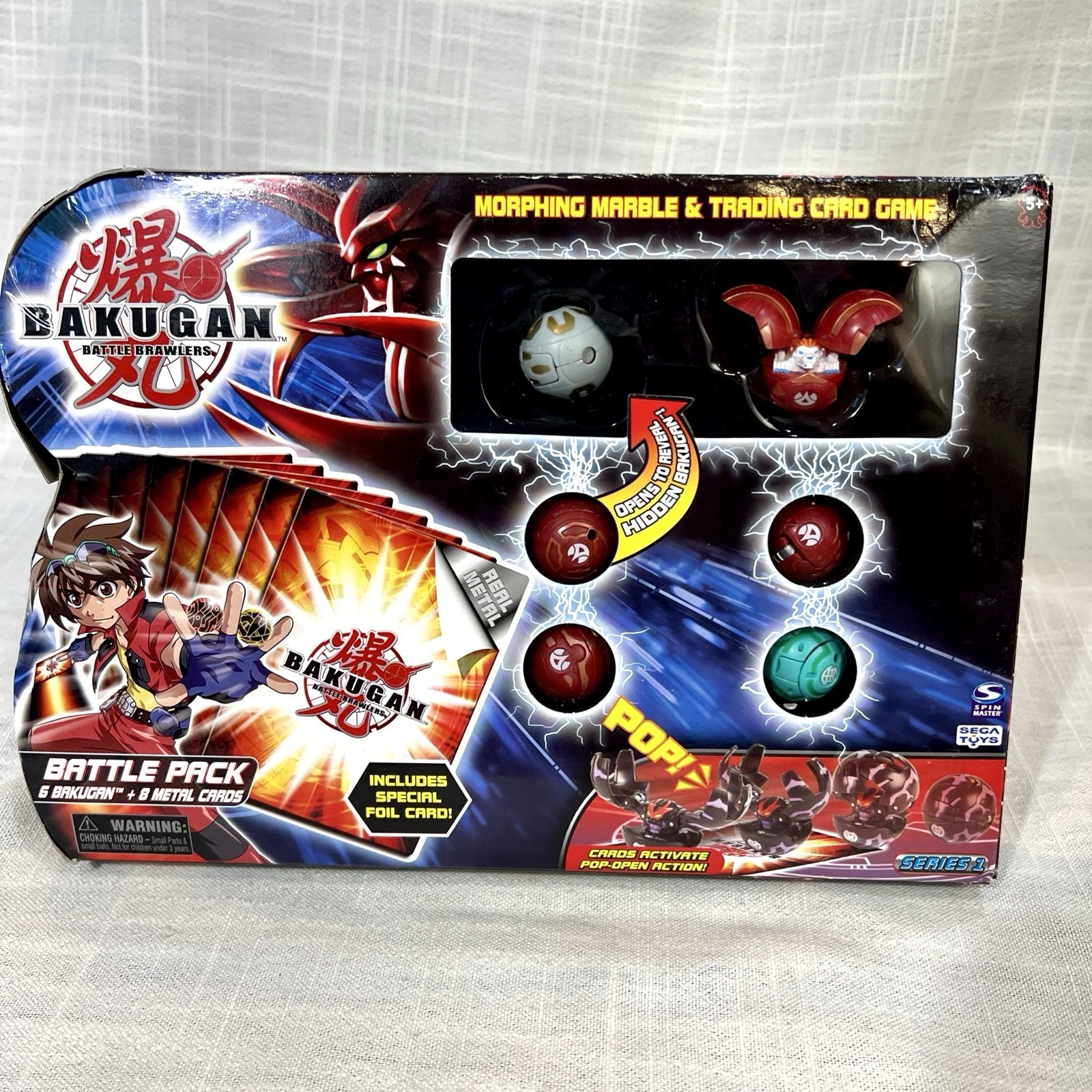 Bakugan Battle Brawlers Pack 2007 Series 1 Sega Toys Spinmaster NEW in Box *READ