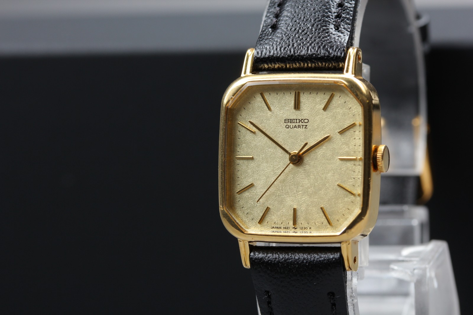 Vintage 1982 Seiko Socie 1421-5730 SGP Gold Octagon Quartz Ladies Watch JAPAN