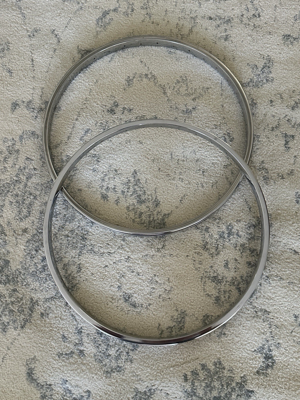 Vintage NOS CMC Balloon Tire Rims New Chrome Pee-wee Herman Bicycle