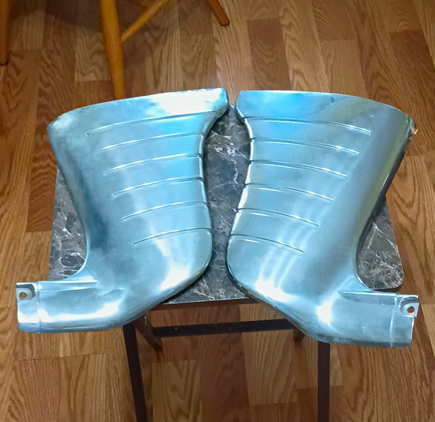 1950 Chrysler Left And Right Gravel Guards Chrysler New Yorker