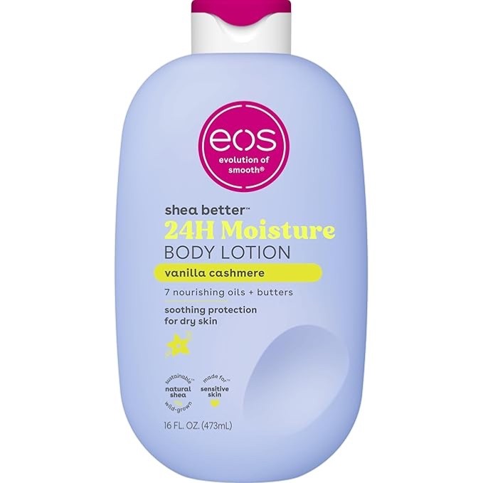 eos shea better 24H moisture body lotion Vanilla Cashmere 16 fl oz (473 ml) eos shea better 24H moisture body lotion Vanilla Cashmere 16 fl oz (473 ml)
