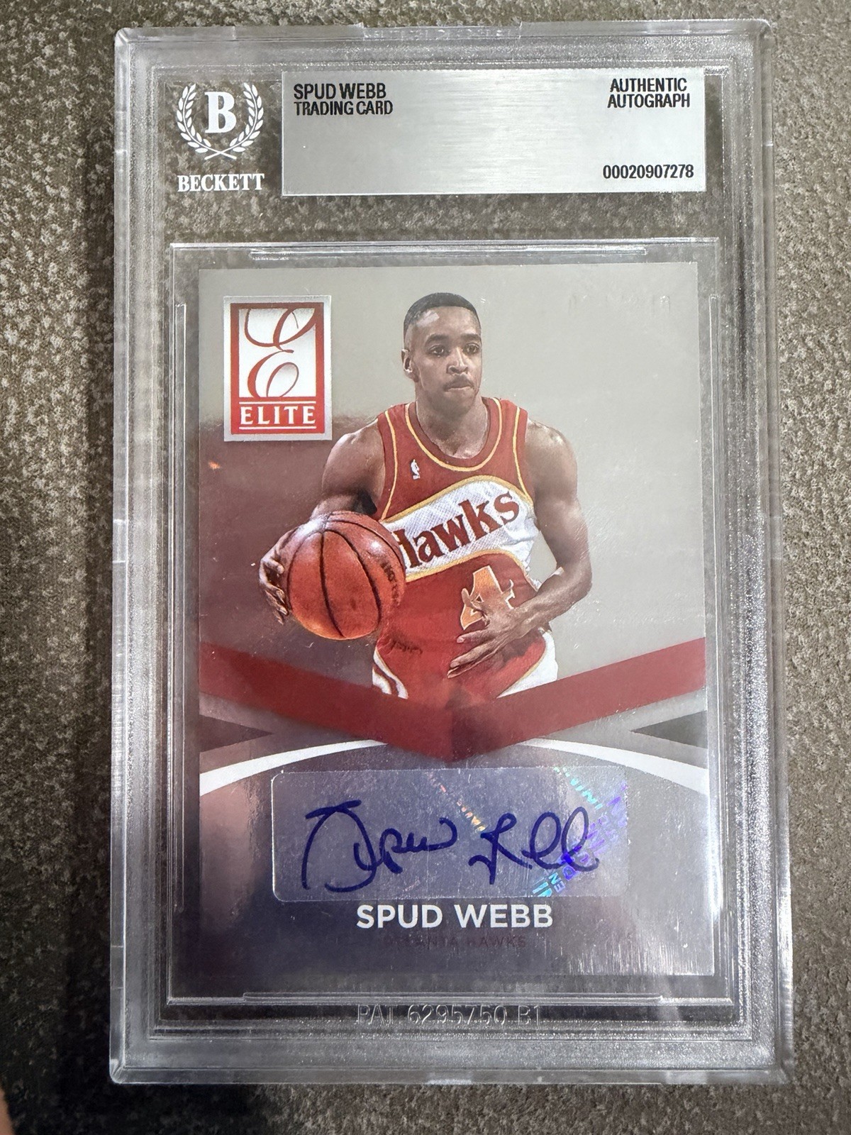 🏀✍️ 2014-15 Panini Donruss Elite Spud Webb Auto | Beckett Authenticated (BAS)