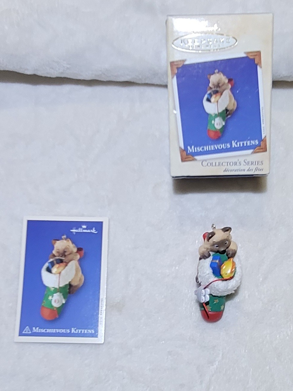 2003 Hallmark MISCHIEVOUS KITTENS 4th in Series Keepsake - Vintage