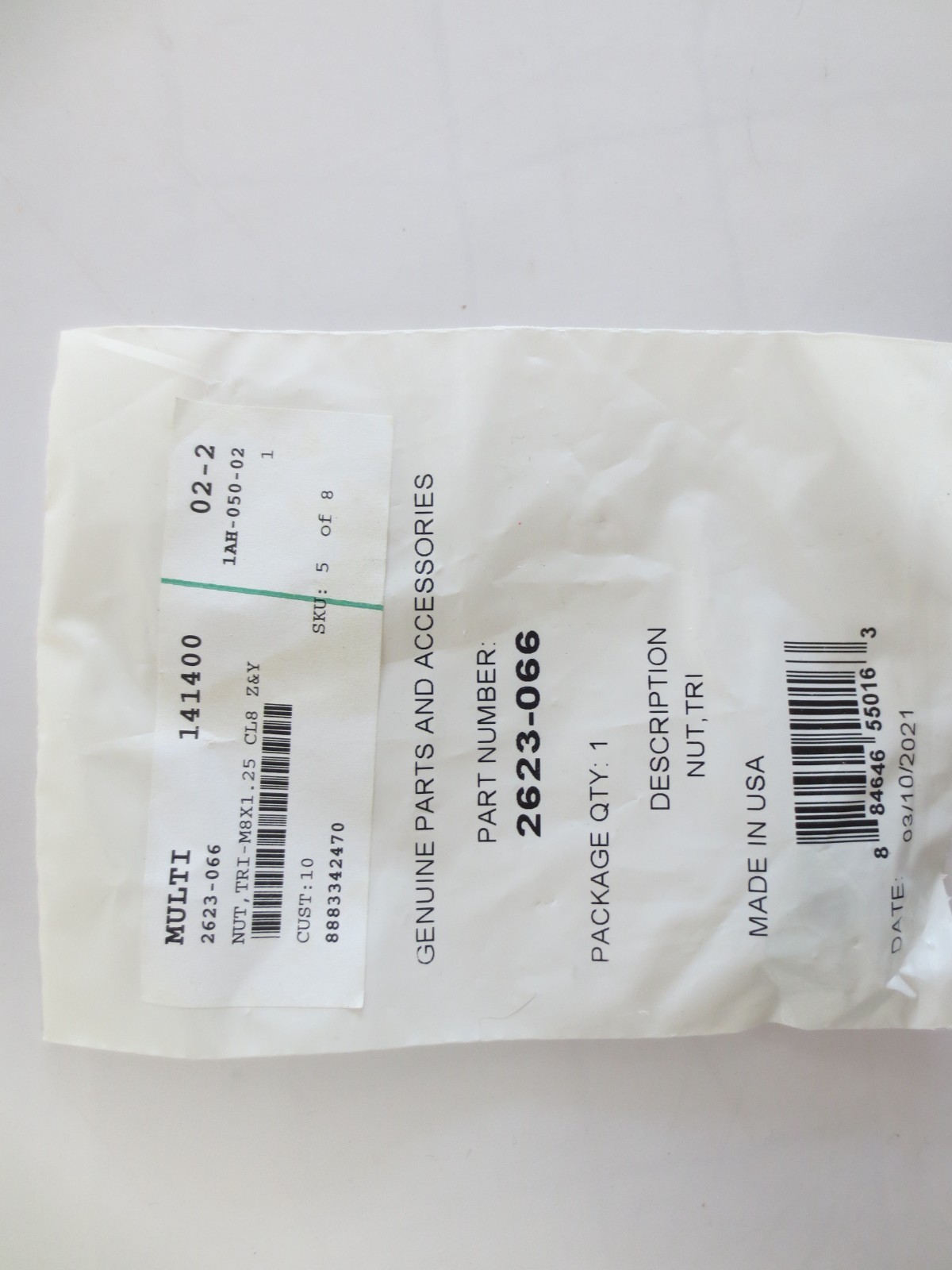 NEW Genuine Arctic Cat Nut 2623-066