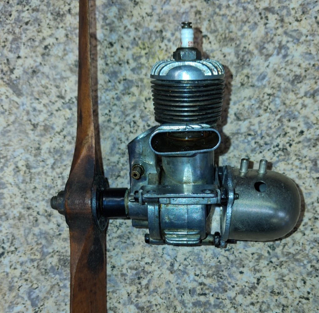 Vintage Ohlsson & Rice O&R .23 Glow Fuel Model Airplane Engine Vintage Ohlsson & Rice O&R .23 Glow Fuel Model Airplane Engine