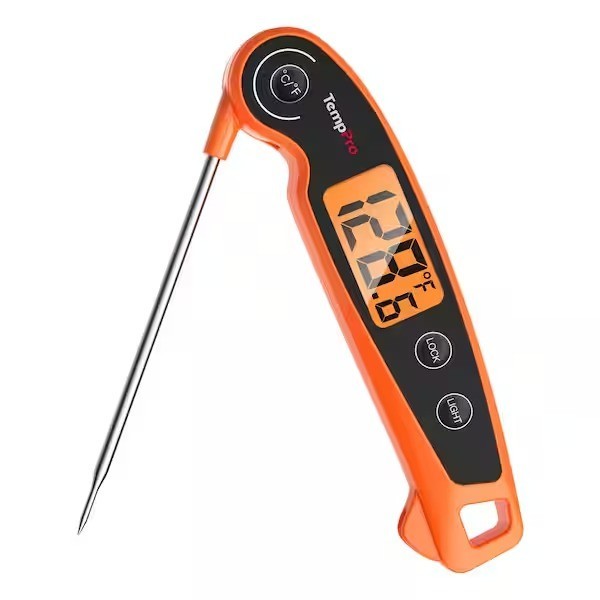 TempPro Waterproof Digital Instant Read Meat Thermometer w/ Magnet and Backlight TempPro Waterproof Digital Instant Read Meat Thermometer w/ Magnet and Backlight