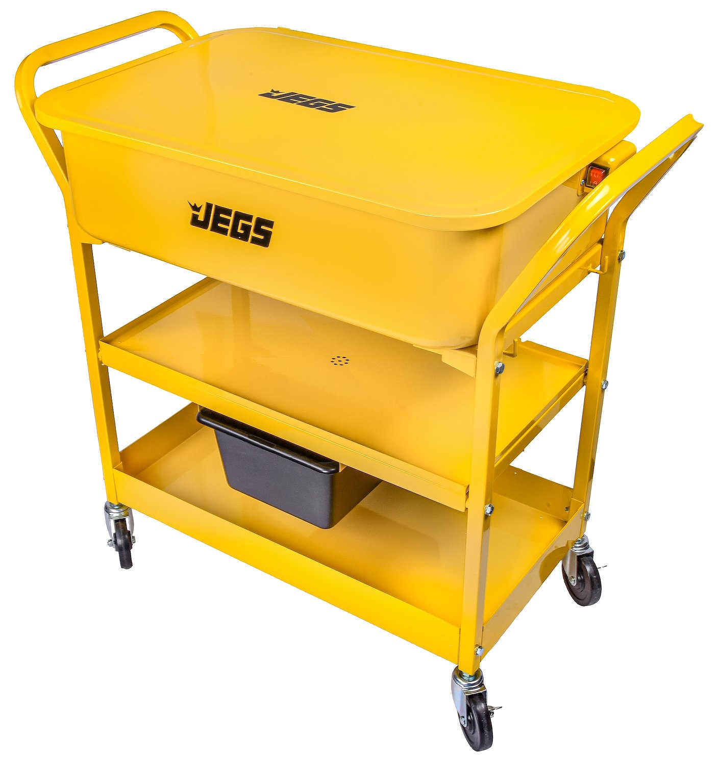 JEGS Portable Parts Washer Cart [20-Gallon Tank]