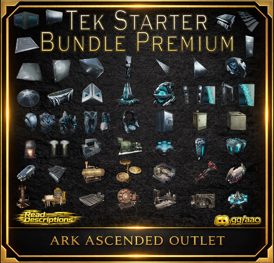 Tek Starter Bundle Premium-Ark Survival Ascended-Tek Structures-Official-AAO
