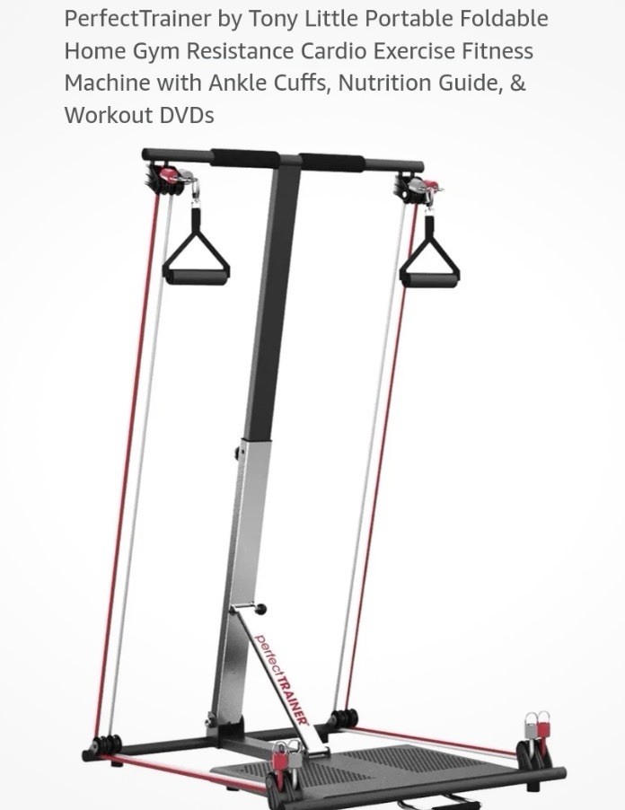 New Rare Hard To Find Tony Little PerfectTrainer Portable/Foldable Home Gym
