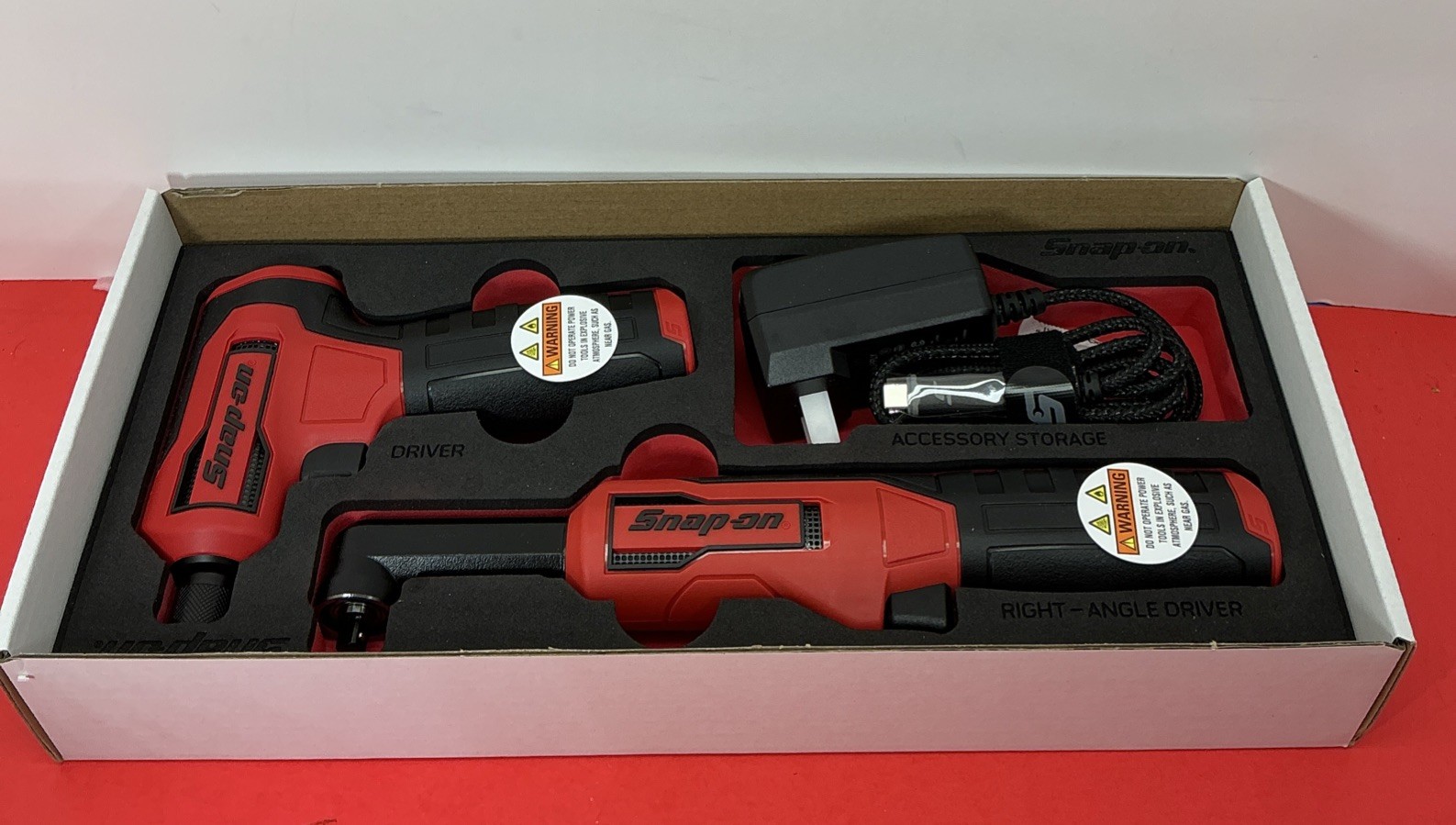NEW Snap On Tools CTNN2Q3KF Nano/Axcess Tool Kit Red Foam New 1/4drive 2pc NEW Snap On Tools CTNN2Q3KF Nano/Axcess Tool Kit Red Foam New 1/4drive 2pc