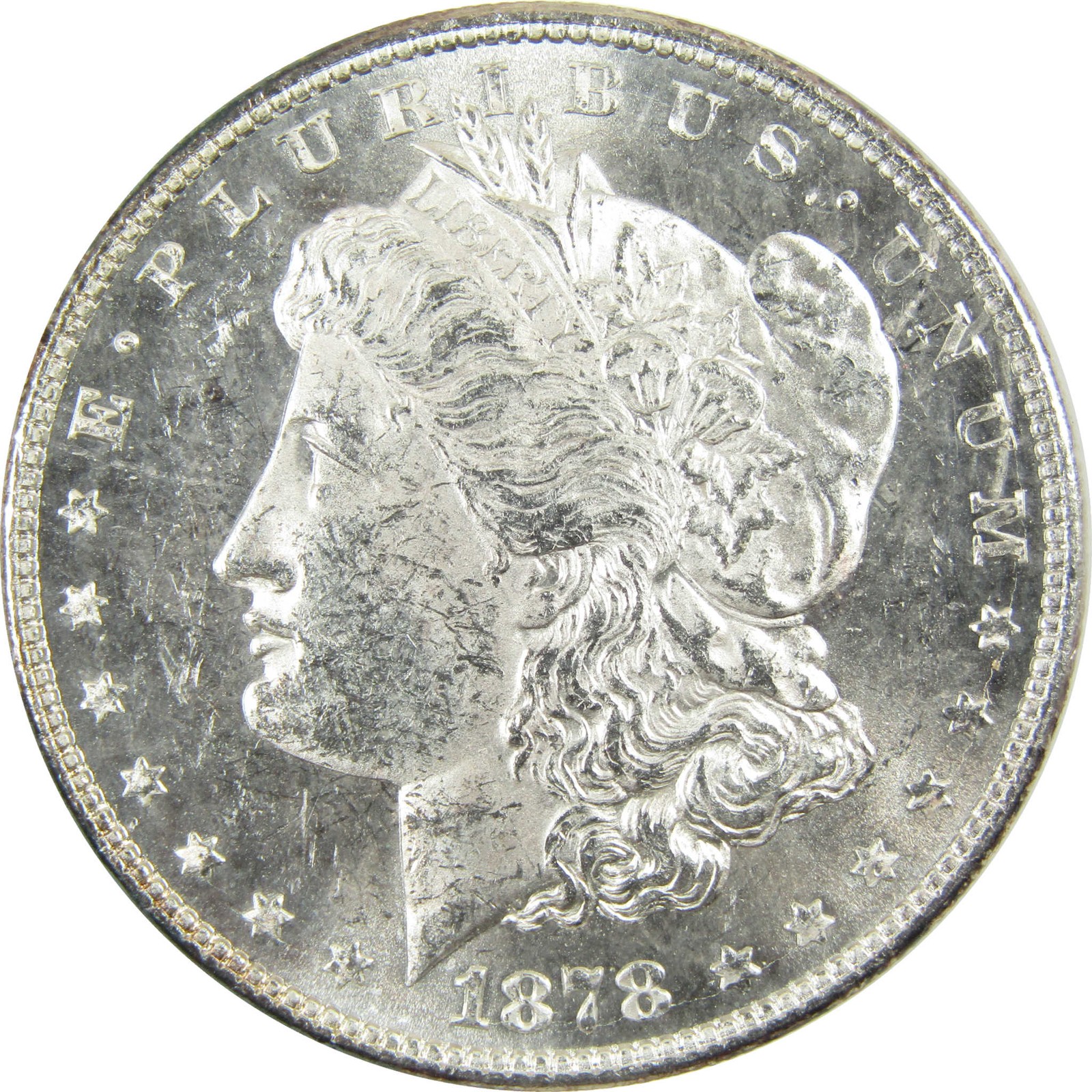 1878 8TF Morgan Silver Dollar Uncirculated $1 Coin SKU:CP1691 1878 8TF Morgan Silver Dollar Uncirculated $1 Coin SKU:CP1691