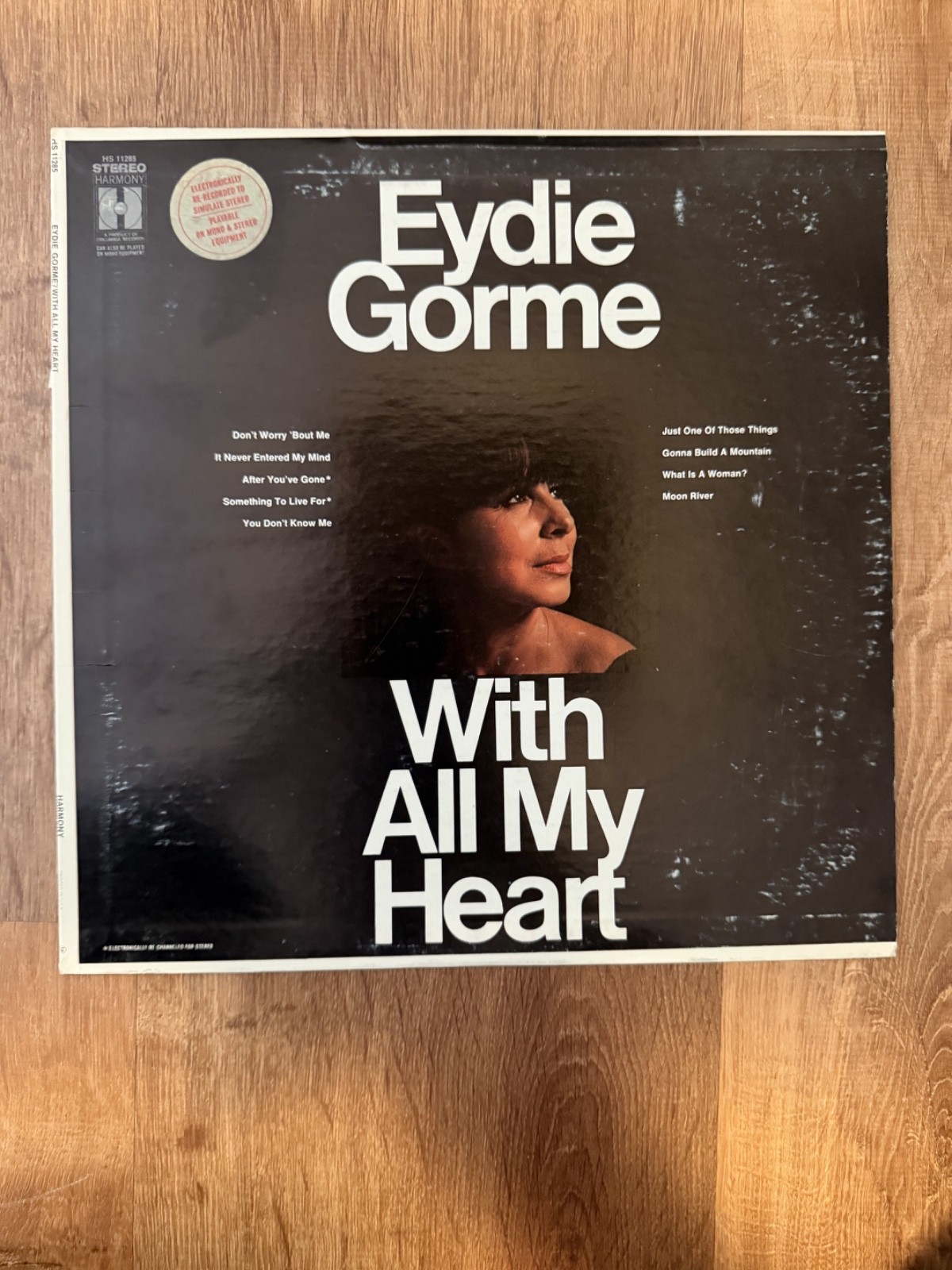 Eydie Gorme With All My Heart Vinyl LP Traditional Pop Harmony HS 11285 Stereo