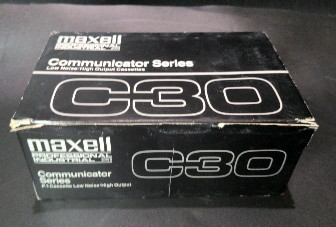 Maxell C30 Professional Industrial P/I Audio Cassette Tapes Box of 10 New