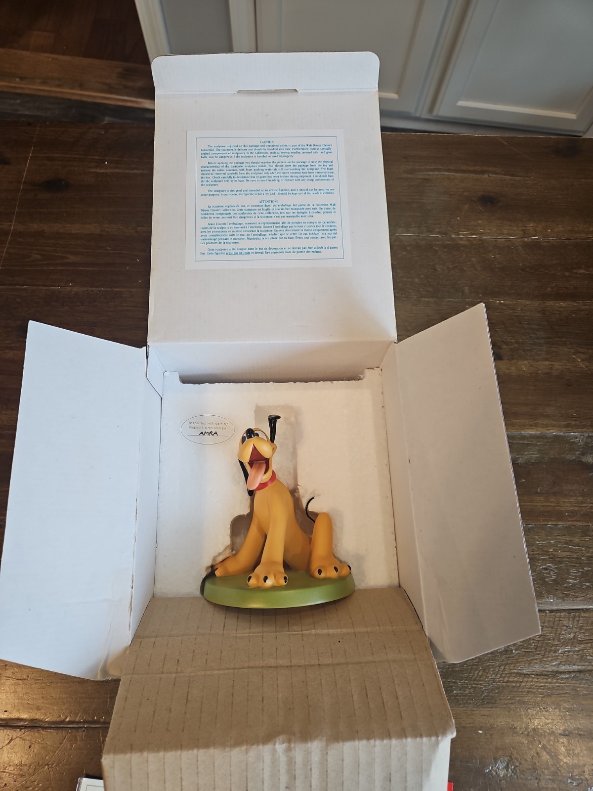 WDCC Walt Disney Classic Collection Pluto A Faithful Friend Figurine w/ COA NEW