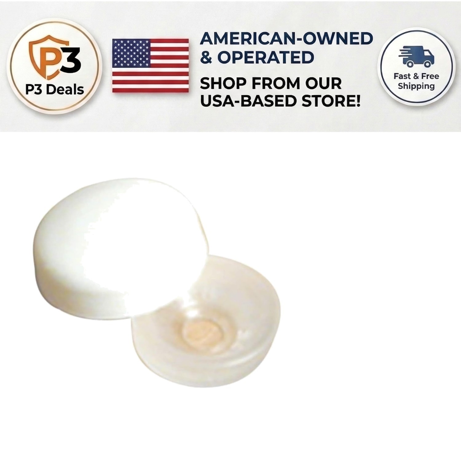 Elegant White Screw Covers - Pack of 14 for Aesthetically Pleasing Protection