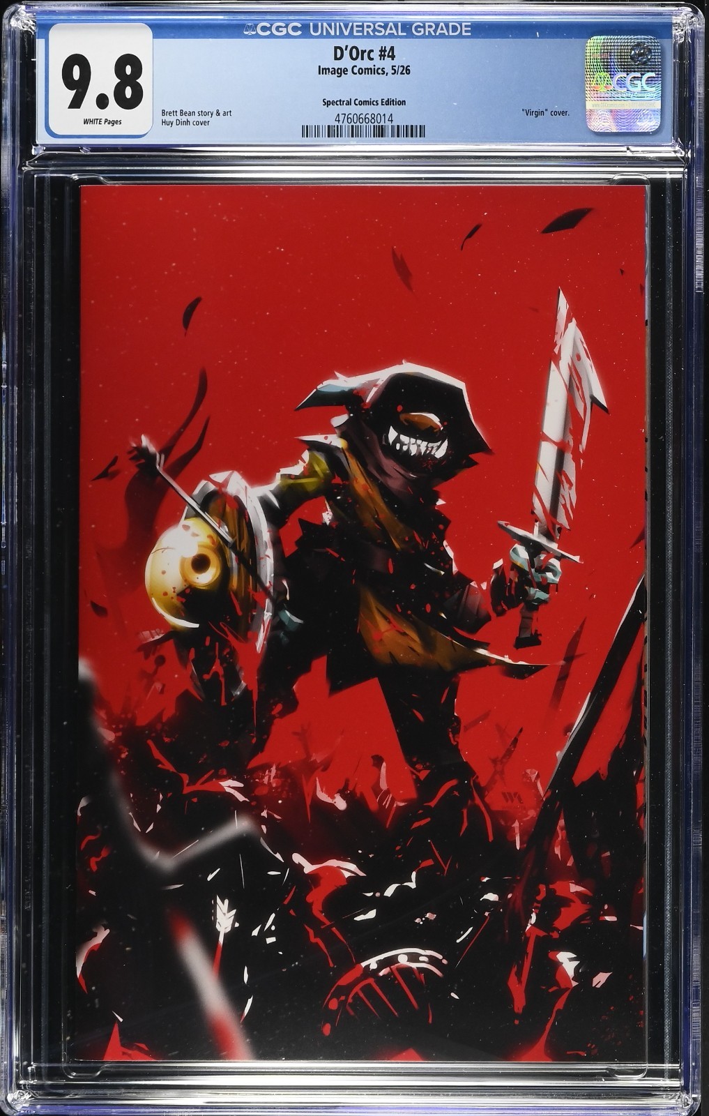 D'Orc 4 CGC 9.8 Spectral Comics Huy Dinh Virgin Variant Cover LTD 300 Image Dorc