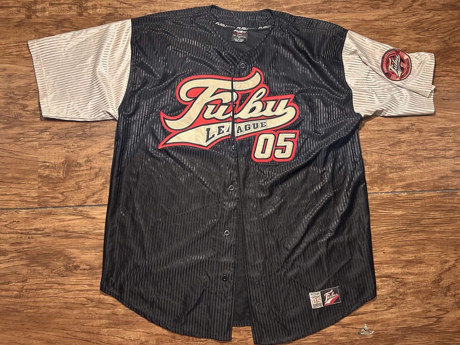 Vintage Fubu Jersey Men’s XXL 2XL 05 Limited Edition Baseball Champions Mens Y2K Vintage Fubu Jersey Men’s XXL 2XL 05 Limited Edition Baseball Champions Mens Y2K