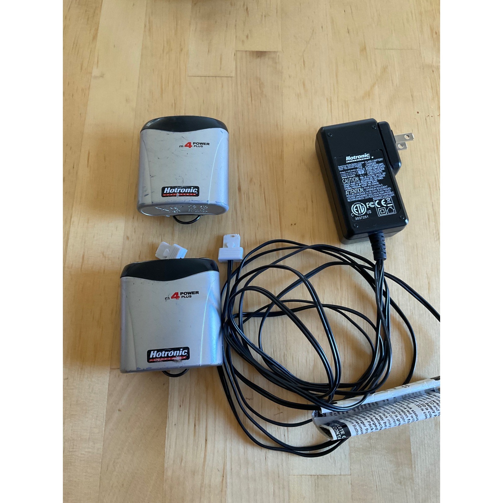 Two (2) Hotronic S4 Power Plus Battery Packs with Dual Charger