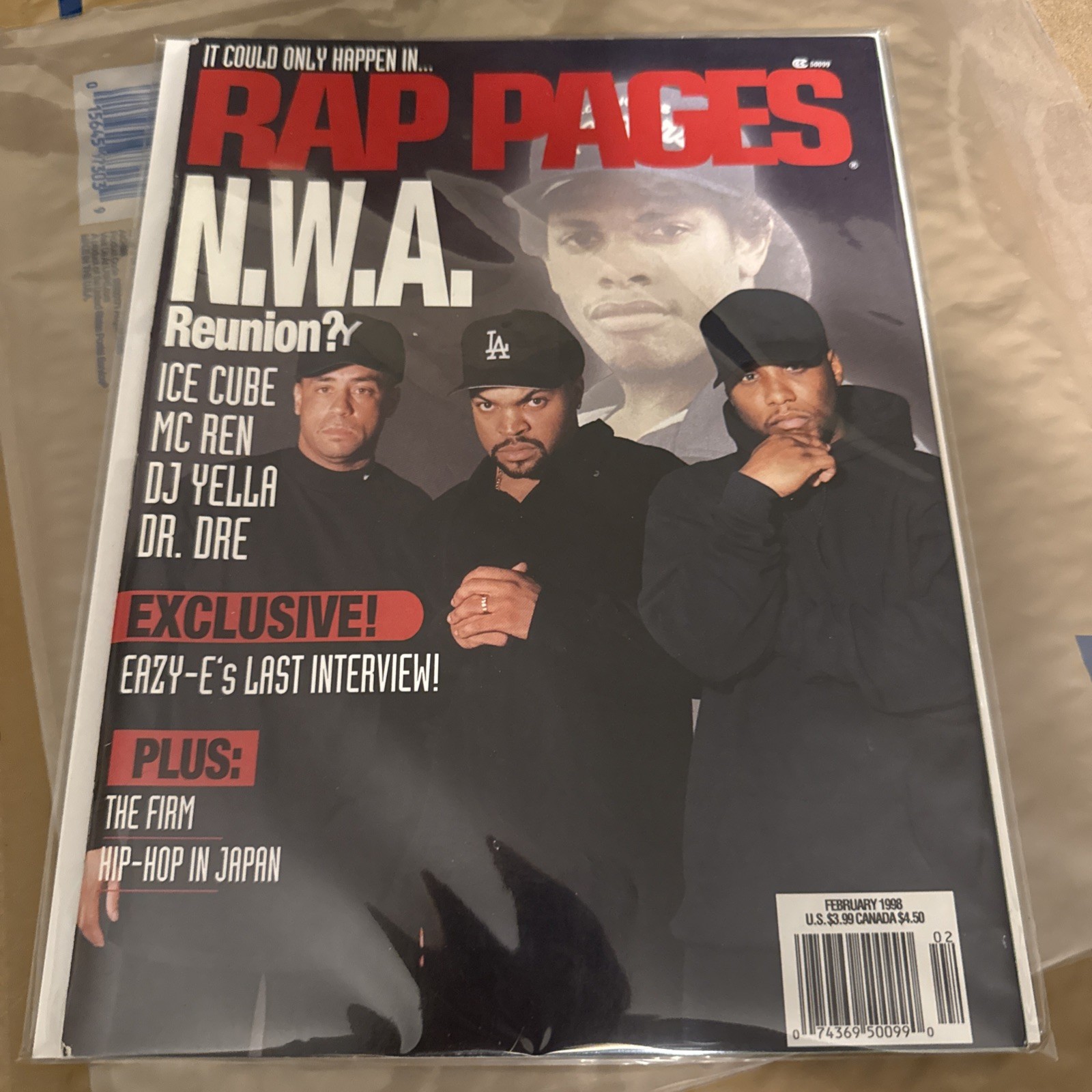 Rap Pages Ice Cube Dr. Dre NWA Feb 1998 Magazine In Very Good Condition Rap Pages Ice Cube Dr. Dre NWA Feb 1998 Magazine In Very Good Condition
