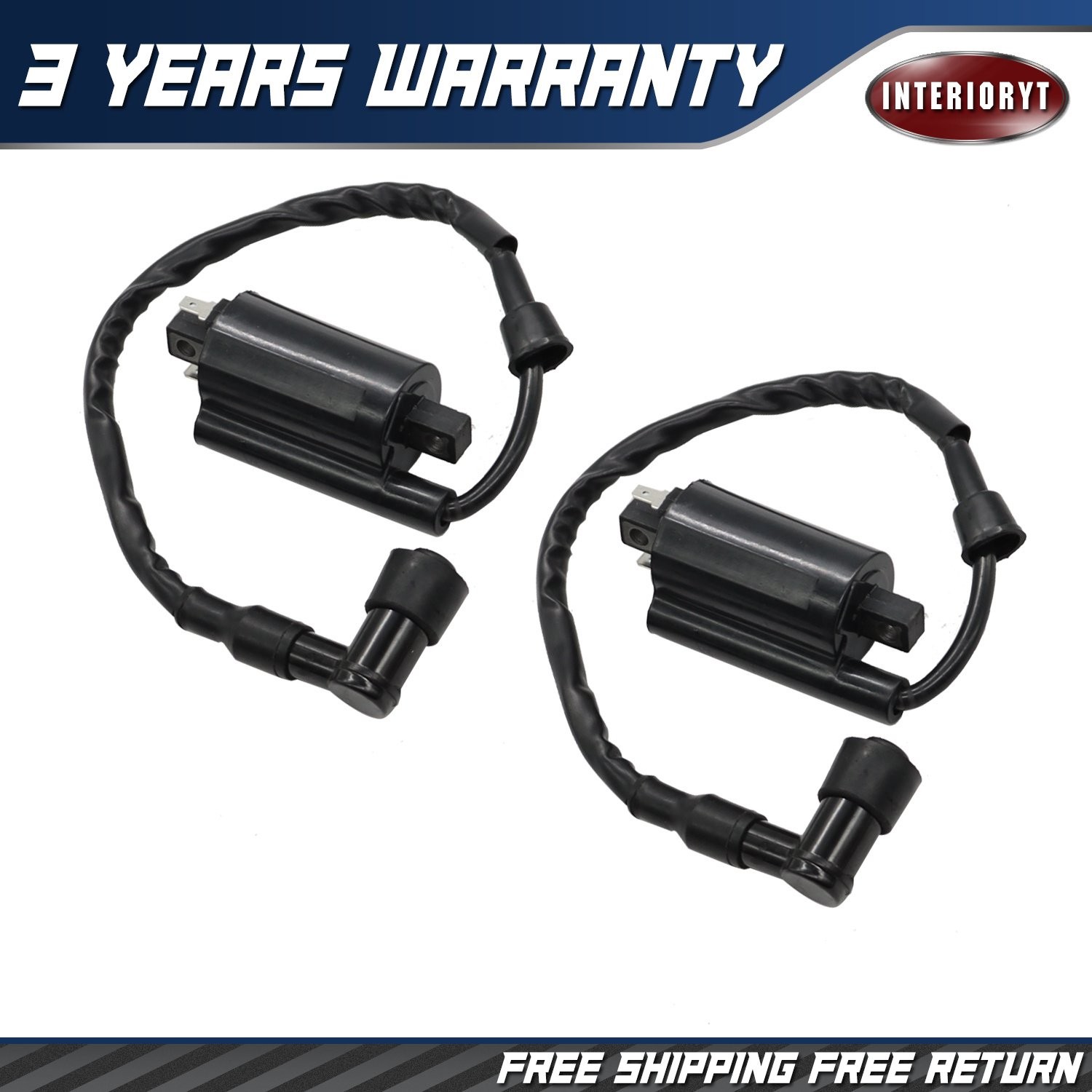 2 Ignition Coil For Kawasaki Mule 4010 KAF620 2009 2010 2011-2020 Except Diesel