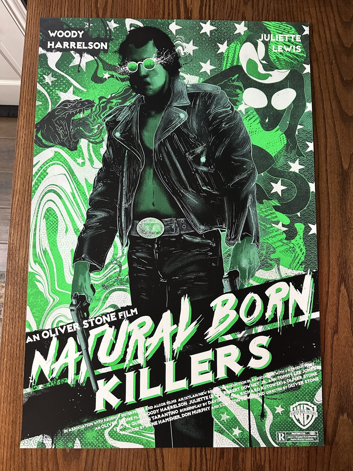 Natural Born Killers Variant Mondo 24x36 Poster Nikita Kaun Limited Print