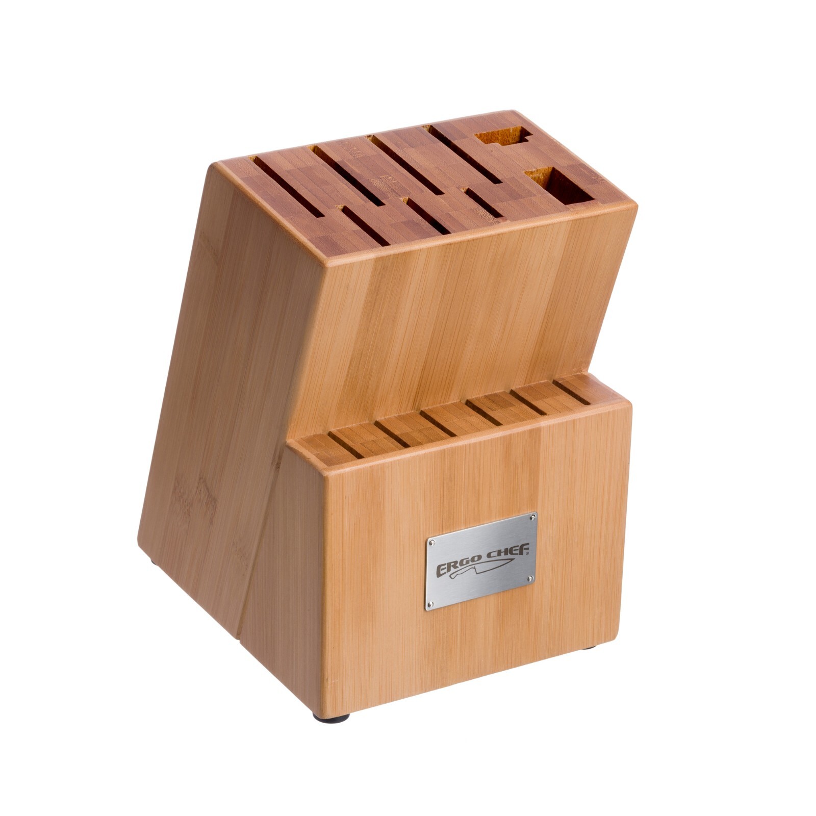 Ergo Chef Crimson Series 15-Slot Bamboo Knife Block (knives not included) Ergo Chef Crimson Series 15-Slot Bamboo Knife Block (knives not included)
