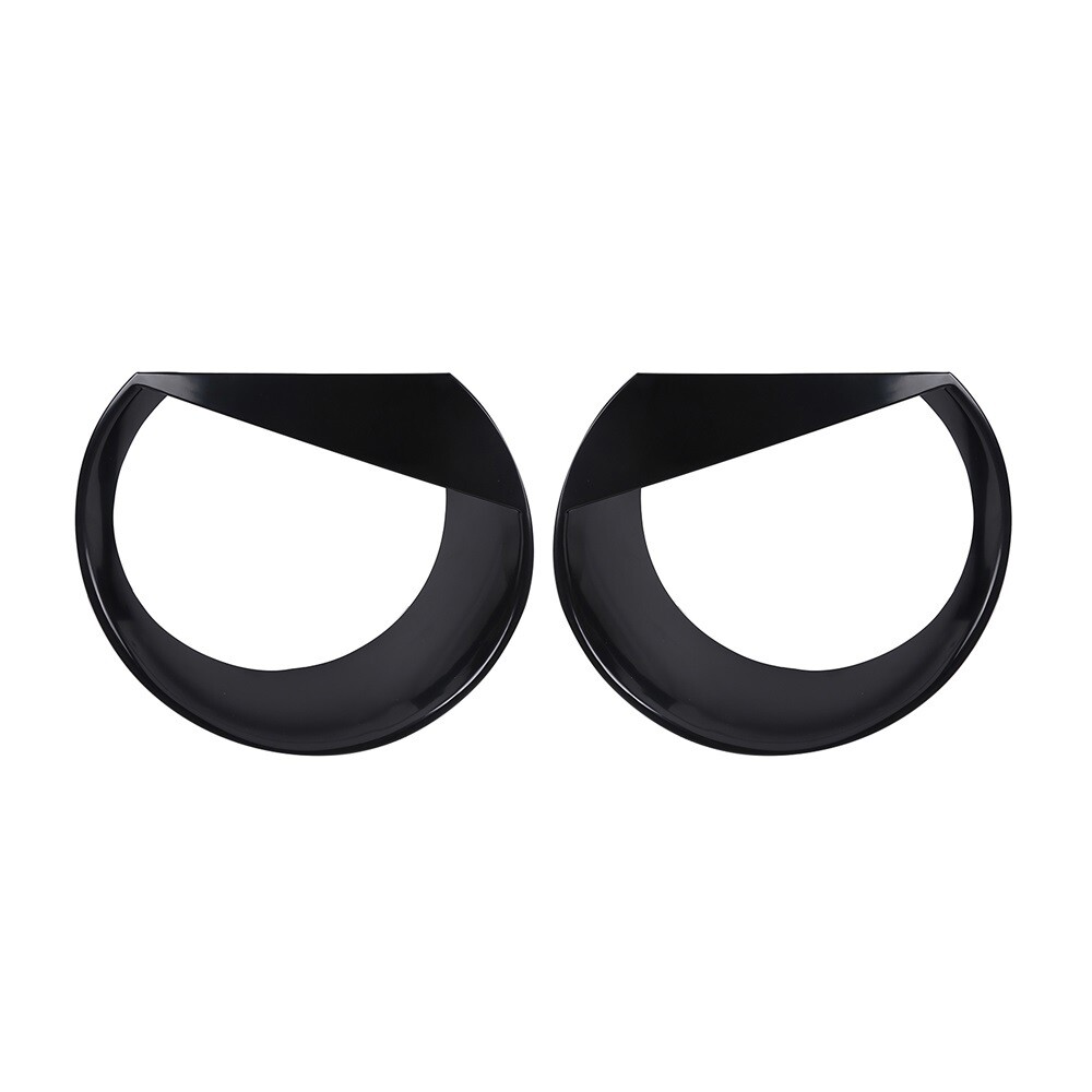 Fit 2015 2016 2017 Jeep Renegade ABS Angry Eyes Headlight Bezels Cover Black *2 Fit 2015 2016 2017 Jeep Renegade ABS Angry Eyes Headlight Bezels Cover Black *2