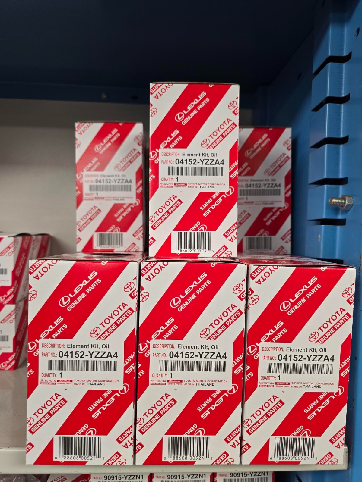 TOYOTA LEXUS OIL FILTER 10 PACK GENUINE OEM 04152-YZZA4 TUNDRA SEQUIOA TOYOTA LEXUS OIL FILTER 10 PACK GENUINE OEM 04152-YZZA4 TUNDRA SEQUIOA