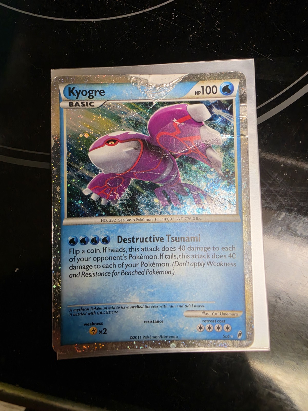 Shiny Kyogre - Call of Legends (Damaged/ Heavily Scratched/ Ungraded) Shiny Kyogre - Call of Legends (Damaged/ Heavily Scratched/ Ungraded)