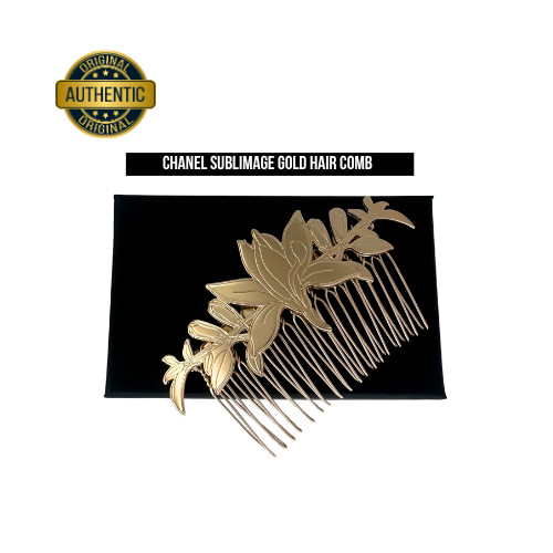CHANEL SUBLIMAGE Gold Hair Comb Limited VIP Gift New in Box Ships