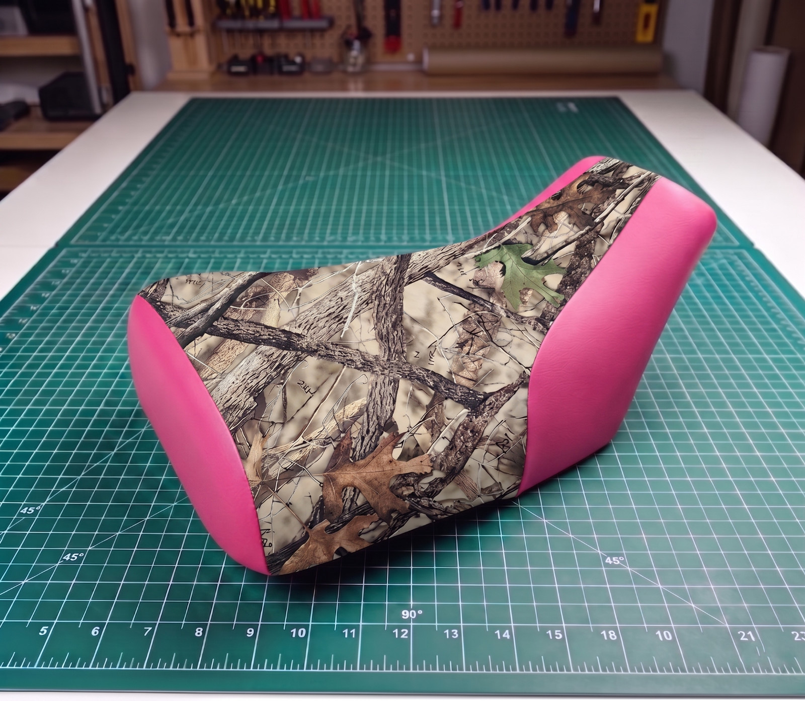 Honda TRX350 TRX400 Rancher 2000 To 2003 Models Camo Pink Vinyl Seat Cover