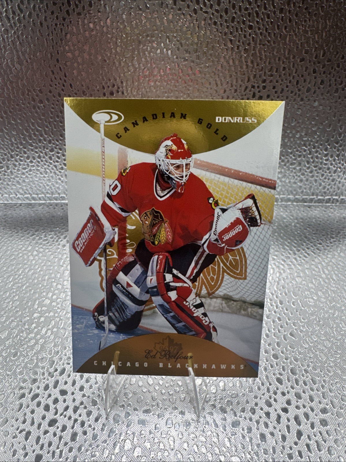 1996-97 Donruss Canadian Ice Canadian Gold /150 Ed Belfour #113 HOF 1o1v 1996-97 Donruss Canadian Ice Canadian Gold /150 Ed Belfour #113 HOF 1o1v