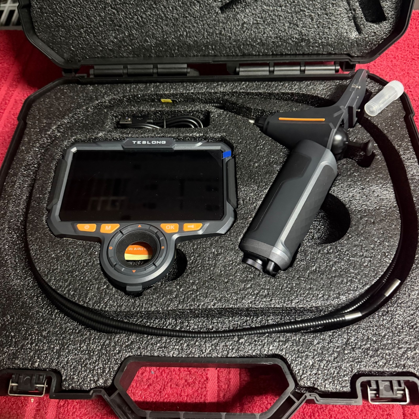 Teslong 4 way Articulating Inspection Camera 6'' Monitor 5FT TF600 Teslong 4 way Articulating Inspection Camera 6'' Monitor 5FT TF600
