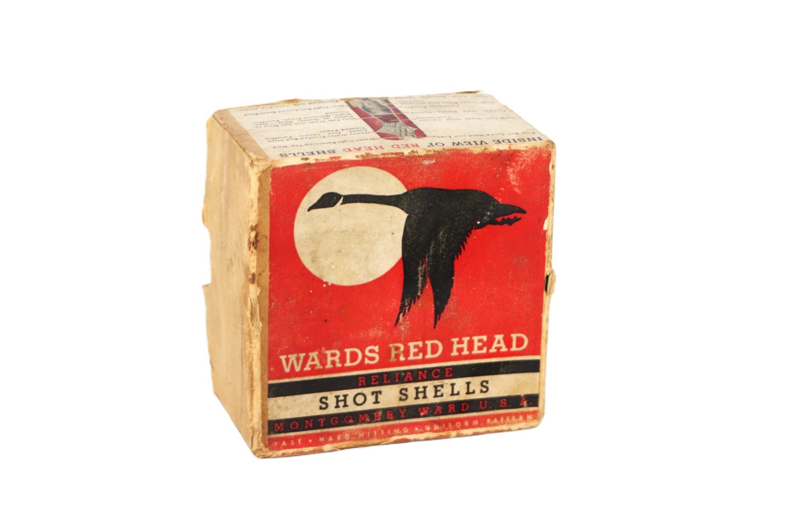 Wards Red Head 12 Gauge 2-Pc Shot Shell Box - Empty
