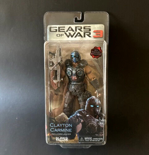 Gears of War 3 Clayton Carmine Action Figure NECA 17 cm