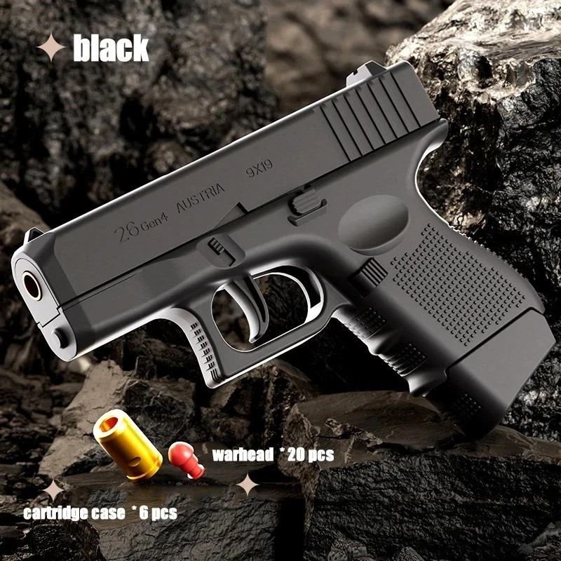G26 Toy Gun Shell Ejecting Soft Bullet Blaster Educational Kids Toy