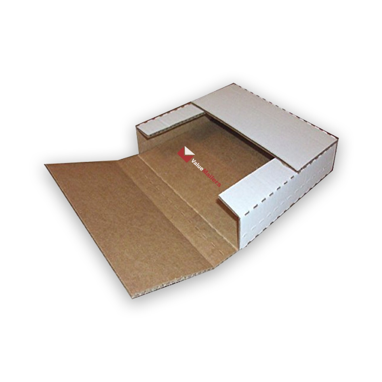 Vinyl Record Mailers White Holds 1- 6 - 45 rpm 12\